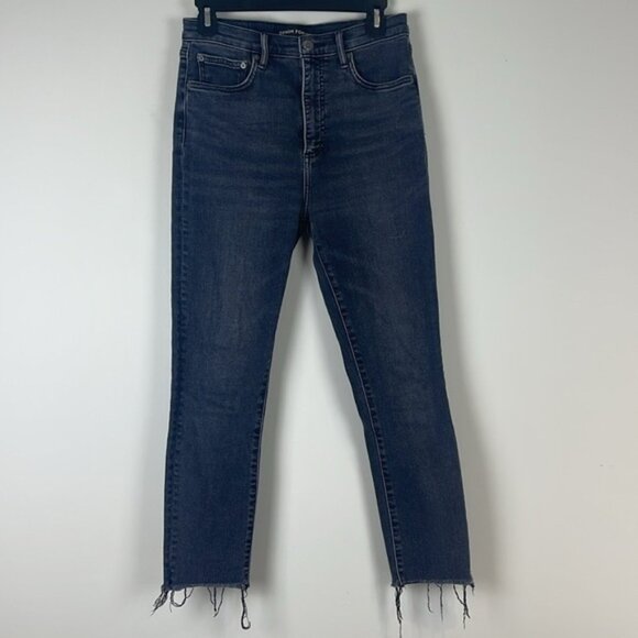Denim Forum Lola High Rise Skinny Jean Size 28 - Picture 2 of 10